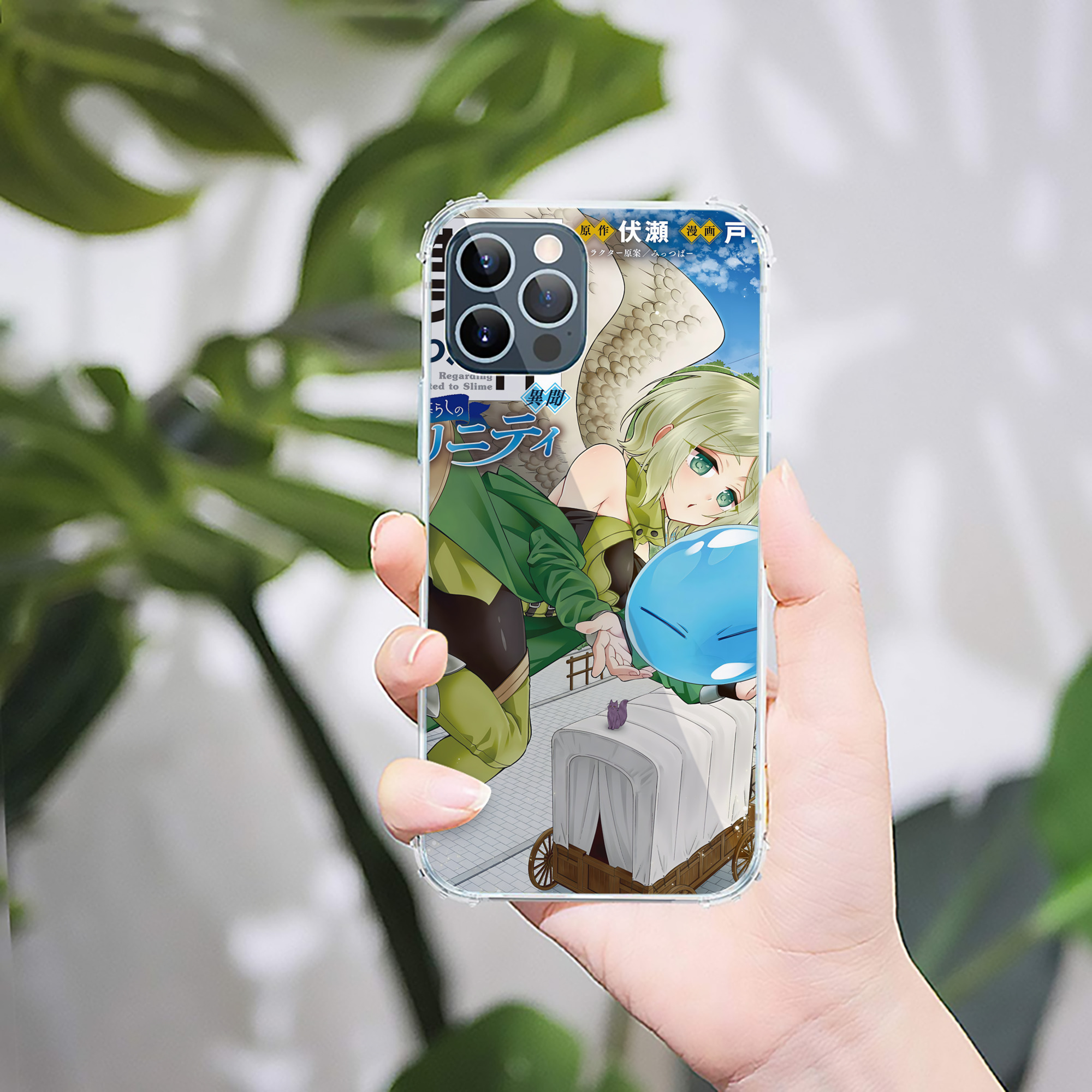 （画像用） 転スラ Regarding Reincarnated to Slime 【iPhone 12シリーズ対応】透明スマホケース（クリアソフトケース）